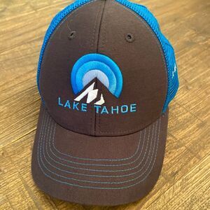 Lake Tahoe CA-NV Ouray Mesh Back Snapback Baseball Cap Hat One Size OS